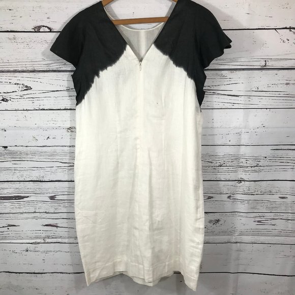 J. Crew Dip Dye Linen Dress Size S - Picture 2 of 7